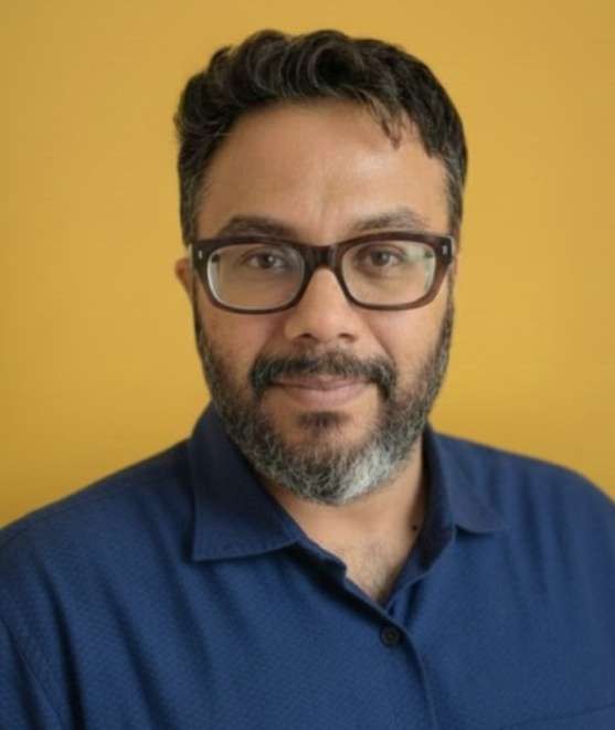 Portrait of Tarun Durga, founder and facilitator of Tomorrow & Co.